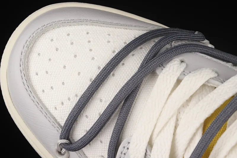 All Categories Nk SB Dunk Series Nk SB Dunk Low Low-top sneakers Pure original version OF x Nk Dunk Low OW Gray SB smashed backboard fashion casual sneakers DM1602-105